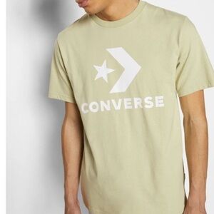 Unisex Small Green Converse Short Sleeve T-shirt